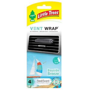 AROMATIZANTE LITTLE TREES VENTANA WRAP 4 PACK BAYSIDE BREEZE