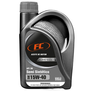 ACEITE DE MOTOR FC 15W40 SEMI SINTETICO SN QUART