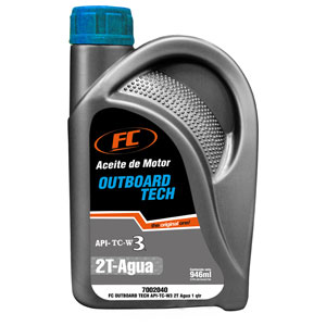 ACEITE DE MOTOR FC OUTBOARD TC-W3 2T AGUA QUART