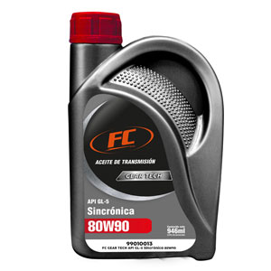 ACEITE DE TRANSMISIÓN FC 80W90 GL-5 SINCRONICA QUART