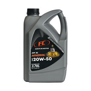 ACEITE DE MOTOR FC 20W50 MINERAL SL GALON