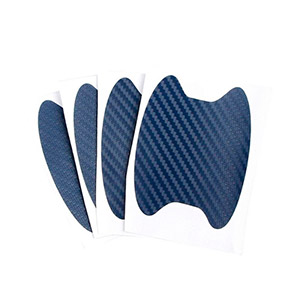 STICKER PROTECTOR FC ANTI RAYONES MANILLA DEL AUTO 4 PCS AZUL