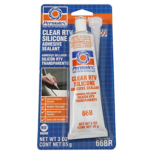SILICON PERMATEX 80050 CLEAR RTV 3 OZ