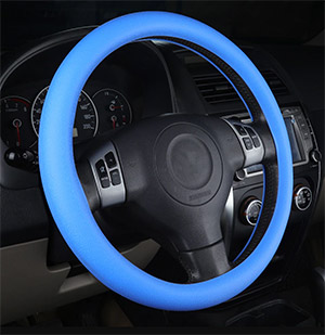 FORRO VOLANTE DE SILICON QCBXYYXH AZUL