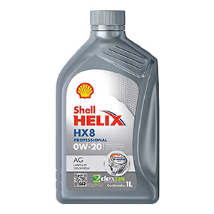 ACEITE DE MOTOR SHELL HX8 PROFESIONAL 0W20 FULL SINTETICO 1 LT