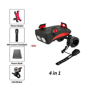 SOPORTE DE TELEFONO YAOILER MULTIFUNCIONAL 4 EN 1 SOPORTE CORNETA CARGA ILUMINACION LED