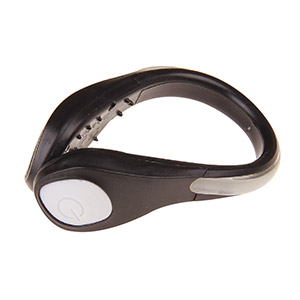 LUZ LED DE SEGURIDAD FC PARA CICLISMO Y SENDERISMO CON CLIP PARA ZAPATOS BLANCO SET